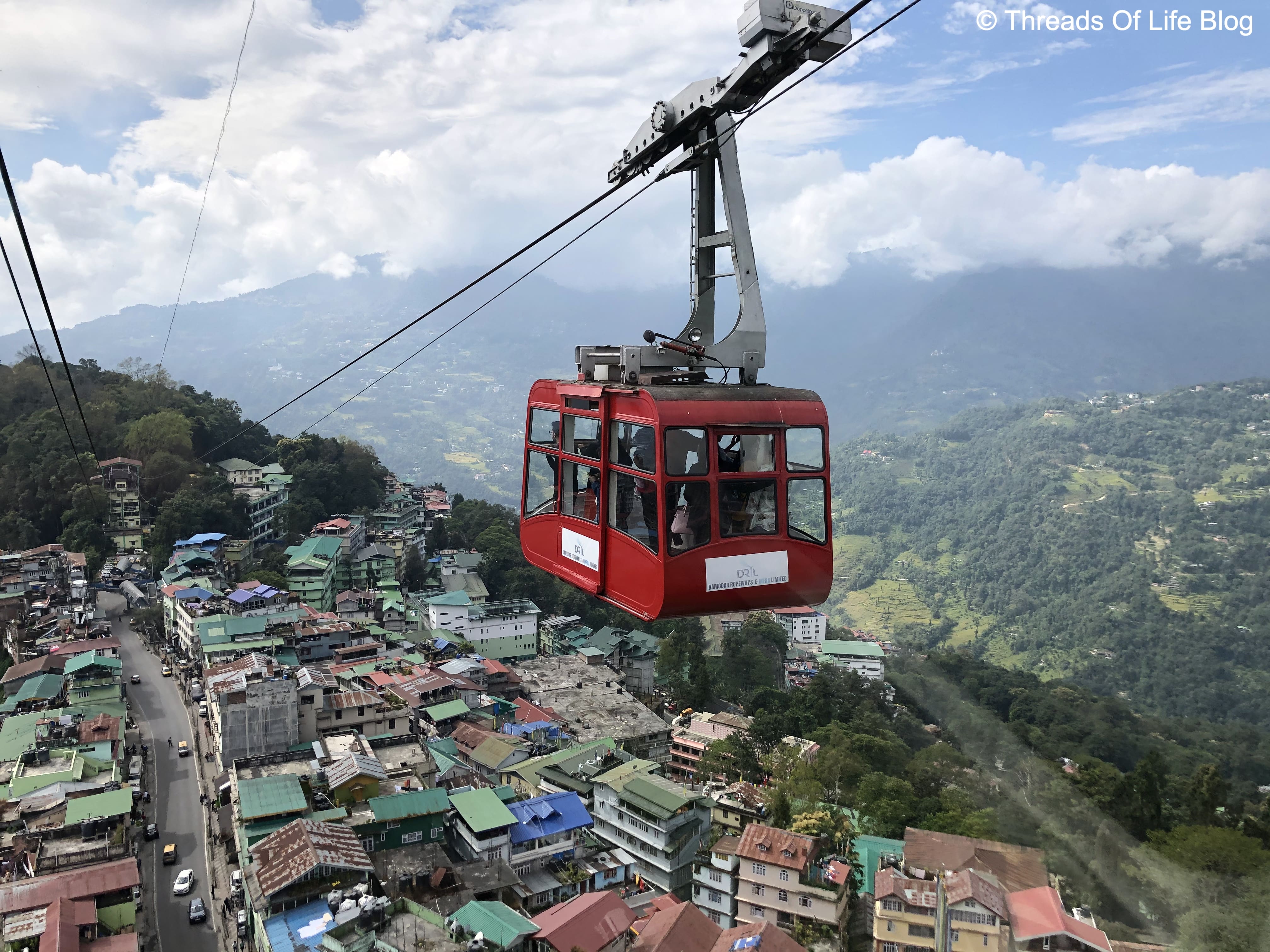 Gangtok ropeway - View 1