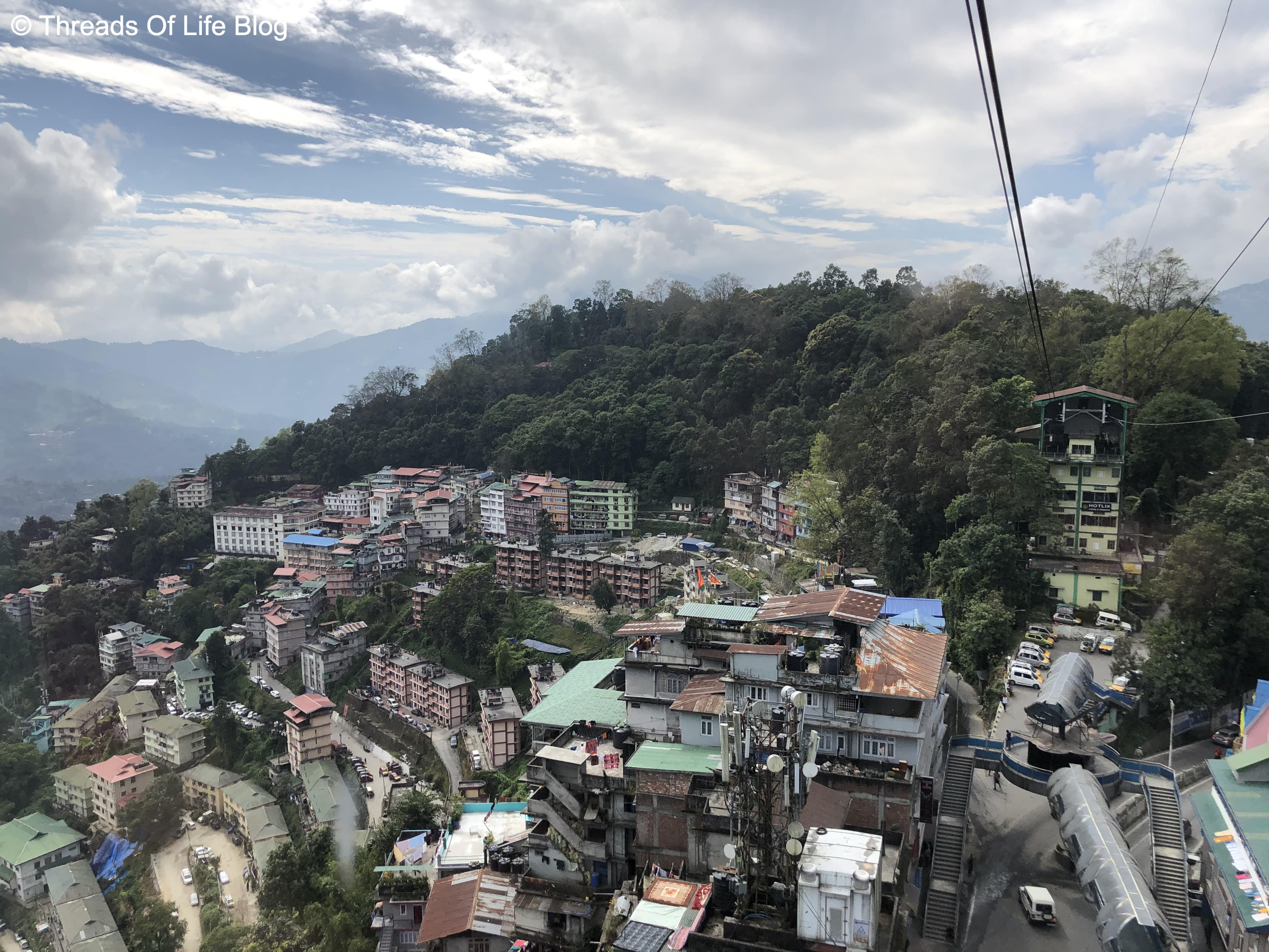 Gangtok ropeway - View 2